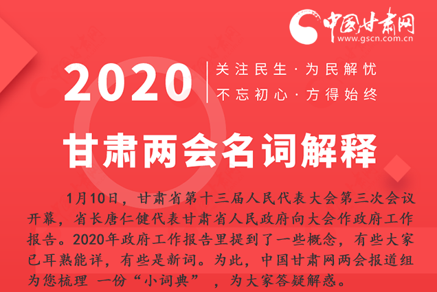 2020甘肅兩會|漲知識！政府工作報告23個新名詞，最全解釋來了