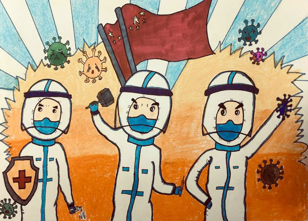 “疫情當(dāng)前，孩子們有‘畫(huà)’說(shuō)”作品展播（三十九）