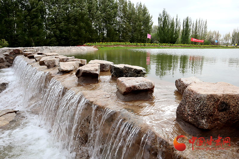 臨澤：內疏外連構建生態(tài)水系大網(wǎng)絡 再現(xiàn)“塞上江南”壯美景觀