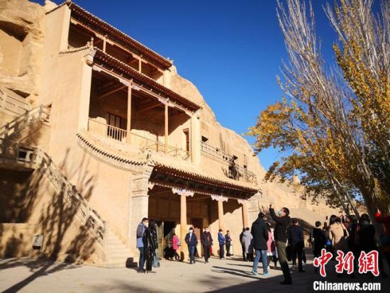 圖為敦煌莫高窟藏經(jīng)洞。(資料圖) 馮志軍 攝