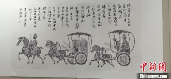 圖為傳拓作品?！〈蘖?攝