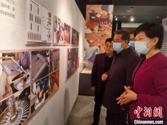 圖為展覽現(xiàn)場?！●T志軍 攝