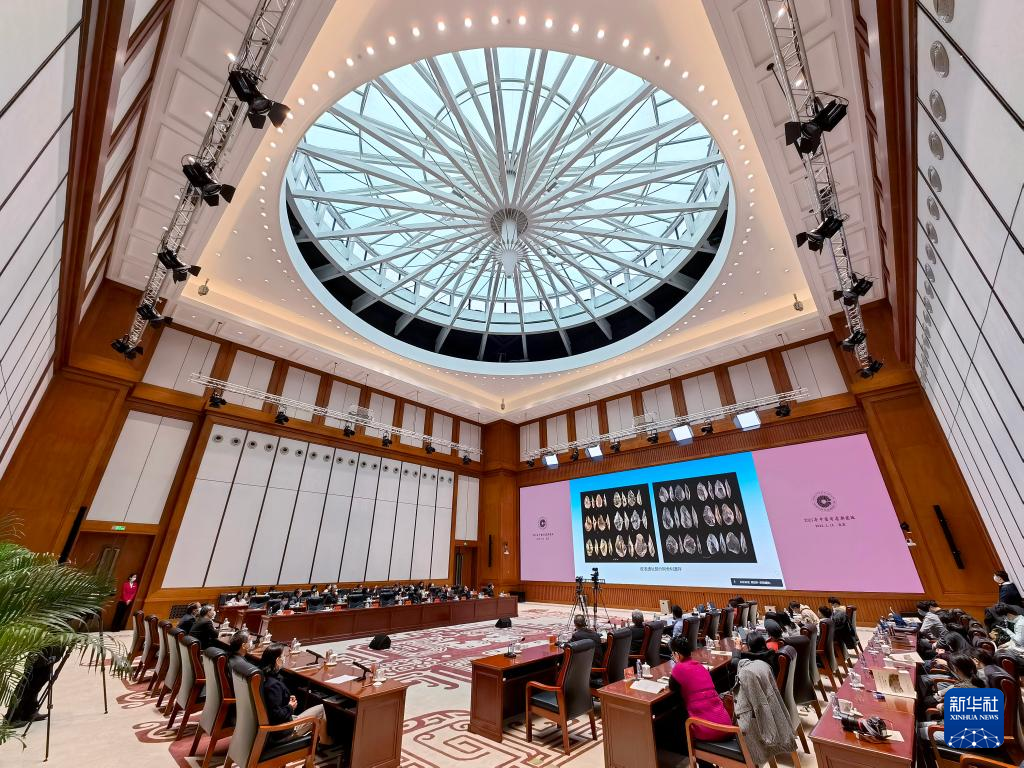 3月18日，“中國社會科學院考古學論壇·2021年中國考古新發(fā)現(xiàn)”進行入選項目報告環(huán)節(jié)（手機照片）。