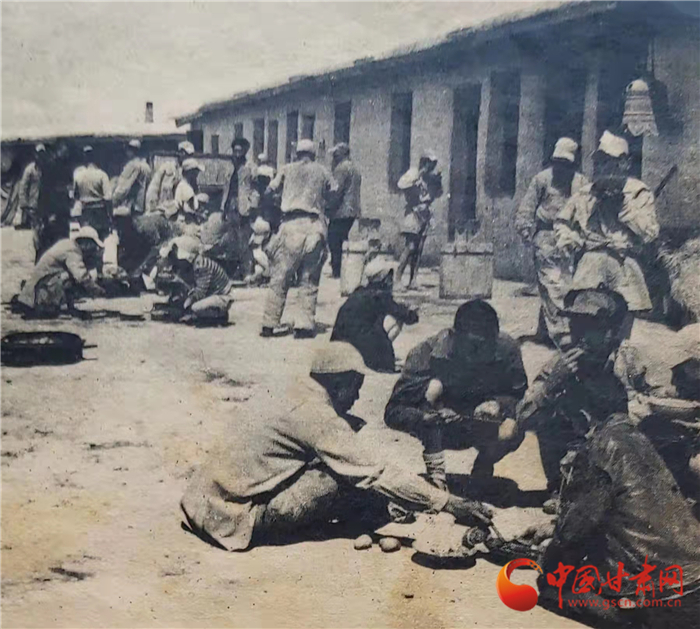 老照片|山丹培黎學校四壩灘遺址