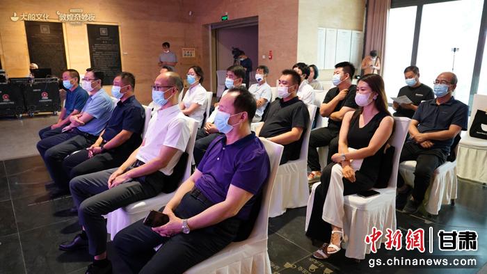 親子音樂舞臺(tái)劇《敦煌奇妙夜》全國巡演新聞發(fā)布會(huì)現(xiàn)場(chǎng)。