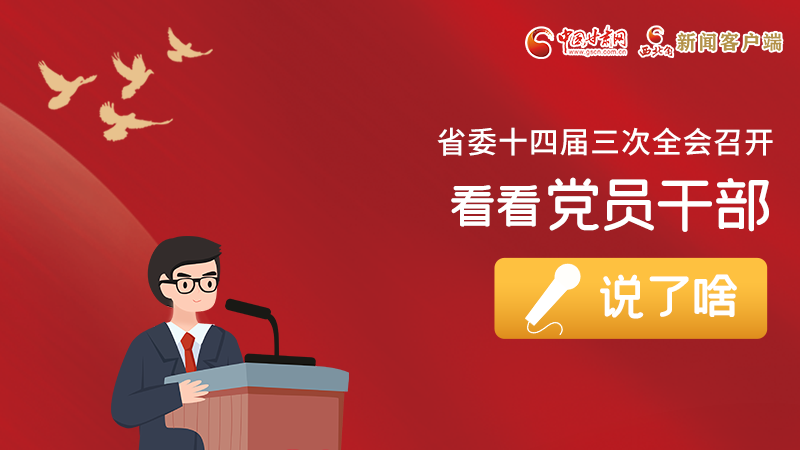 圖解|事關(guān)甘肅省委十四屆三次全會(huì)，黨員干部這么說！