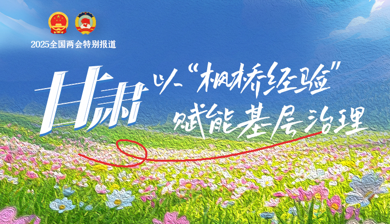 聚焦2025全國兩會|甘肅:以“楓橋經(jīng)驗(yàn)”賦能基層治理